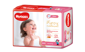 PAÑAL HUGGIES NATURAL CARE ELLAS XXG