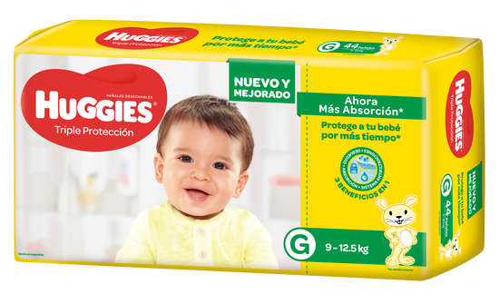 PAÑAL HUGGIES TRIPLE PROTECCIÓN  G