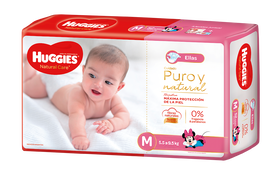 PAÑAL HUGGIES NATURAL CARE ELLAS M