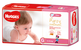 PAÑAL HUGGIES NATURAL CARE ELLAS G