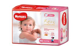 PAÑAL HUGGIES NATURAL CARE ELLAS XG